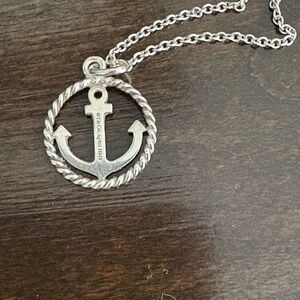 Tiffany & Co. Silver Anchor Pendant